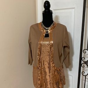 NWOT Shrug Twinset Size M